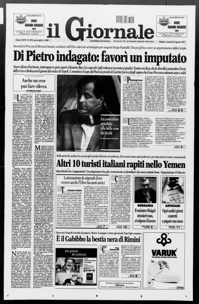 Il giornale : quotidiano del mattino